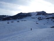 salendo sul vs Ovest, innevato