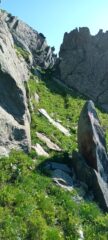 Sbocco verso il Laghetto del Crot