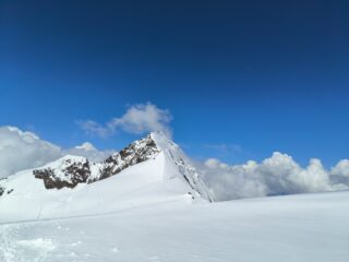 La temibile cresta Est del Lyskamm.