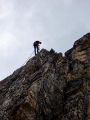 La calata finale di 40 metri