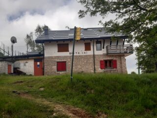 L’arrivo alla Baita CAI