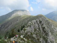 Cresta con in fondo la Cima Cars (m.2217)