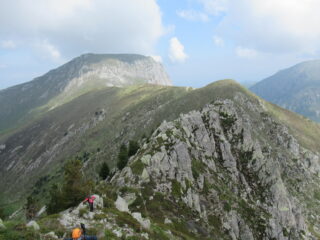 Cresta con in fondo la Cima Cars (m.2217)
