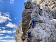 Le scale che partono dalla Bocca d'Armi