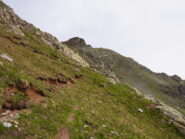 In salita