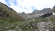 dopo il rifugio il vallone da risalire