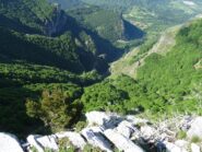 le gorge della Reina dall'alto