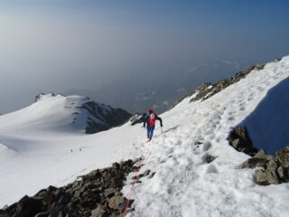 Arrivo in vetta