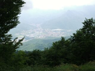 Garessio dalle pendici del Bric Prato Rotondo