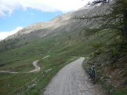 poco oltre la deviazione per il Colle Basset