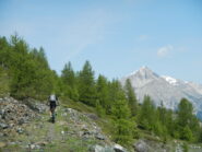 l'inizio del tratto su sentiero