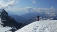 L'arrivo sul Fourchon