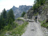 parte alta della salita