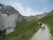 il Passo della Mulattiera sullo sfondo