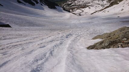 Uscita canale in basso 