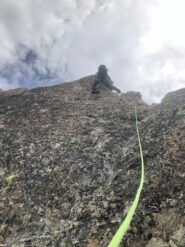 placca per portarsi in cresta sulla quarta punta