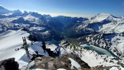 Dalla vetta della Basei