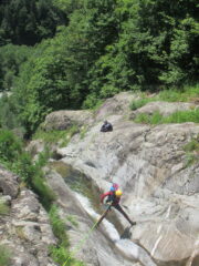 Calata fattibile anche in toboga 