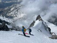 Dalla selletta in comune con l'Y: gran ambiente