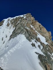 Ultimi tratti di arrampicata