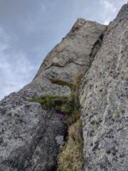 Il diedro-camino del terzo tiro