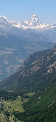 Dalla forcella il Cervino