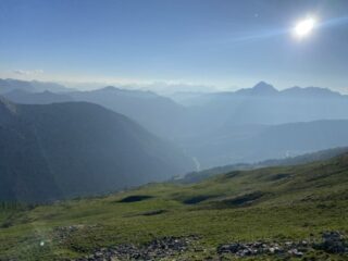 Praterie alpine verso la val Ripa