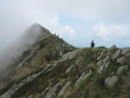 Arrivo all'Uja di Corio. Tratto finale in cresta.