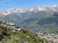 sul crestone verso la cima