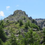 La Gran Testa vista salendo dal versante est