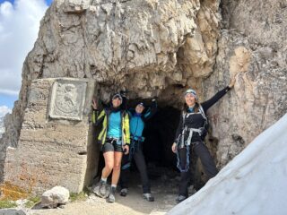 ingresso ferrata dalla forcella Lavaredo