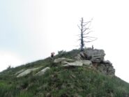 Lungo la cresta Sud verso la cima