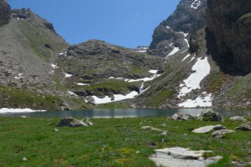 Il lago Grande d'Albergian