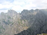 Parete Sud del Pedum vista dalla cima