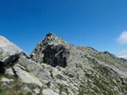 Ultimo tratto di cresta e vetta