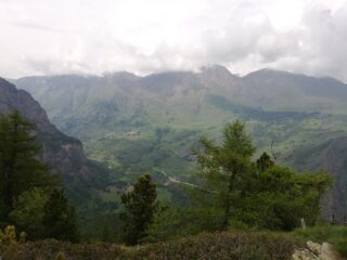 Dalla cima verso Usseaux