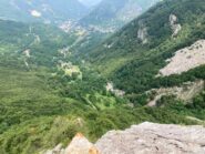 Vista dalla cima su Limone