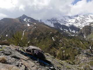 Dalla cima verso il Becco dell' Aquila