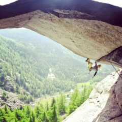 Talonata prima del crux