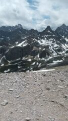 Vista dalla vetta verso la Tete de l'homme