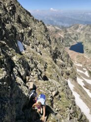 Sulle cenge erbose del versante nord-est