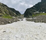 Il canale che conduce al Passo del Limbo.