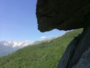 Il grande tetto dalla S2, ancora bene in ombra verso le 10.00