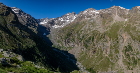 Fondo Valleille dal casotto Arolla