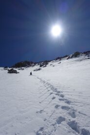 La variante diretta in parete
