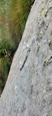 La provvidenziale fettuccia sul passo chiave di L4