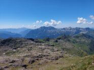 La Presolana dal passo a 2600m.