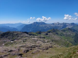 La Presolana dal passo a 2600m.