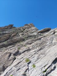 La parte finale della salita alla Gran Guglia