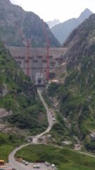 Cantiere per la nuova diga al Grimsel